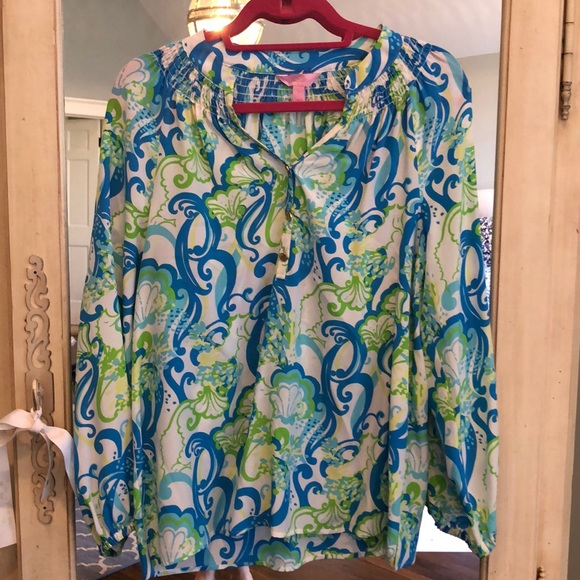 Lilly Pulitzer Elsa top- worn once! EUC - Picture 2 of 5